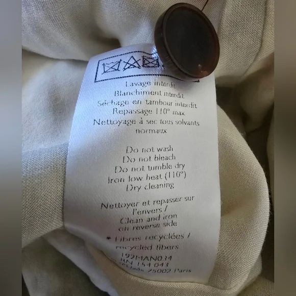 SÉZANE Will Cream Brown Houndstooth Plaid Wool Jacket RARE size Small NWT - Picture 12 of 13